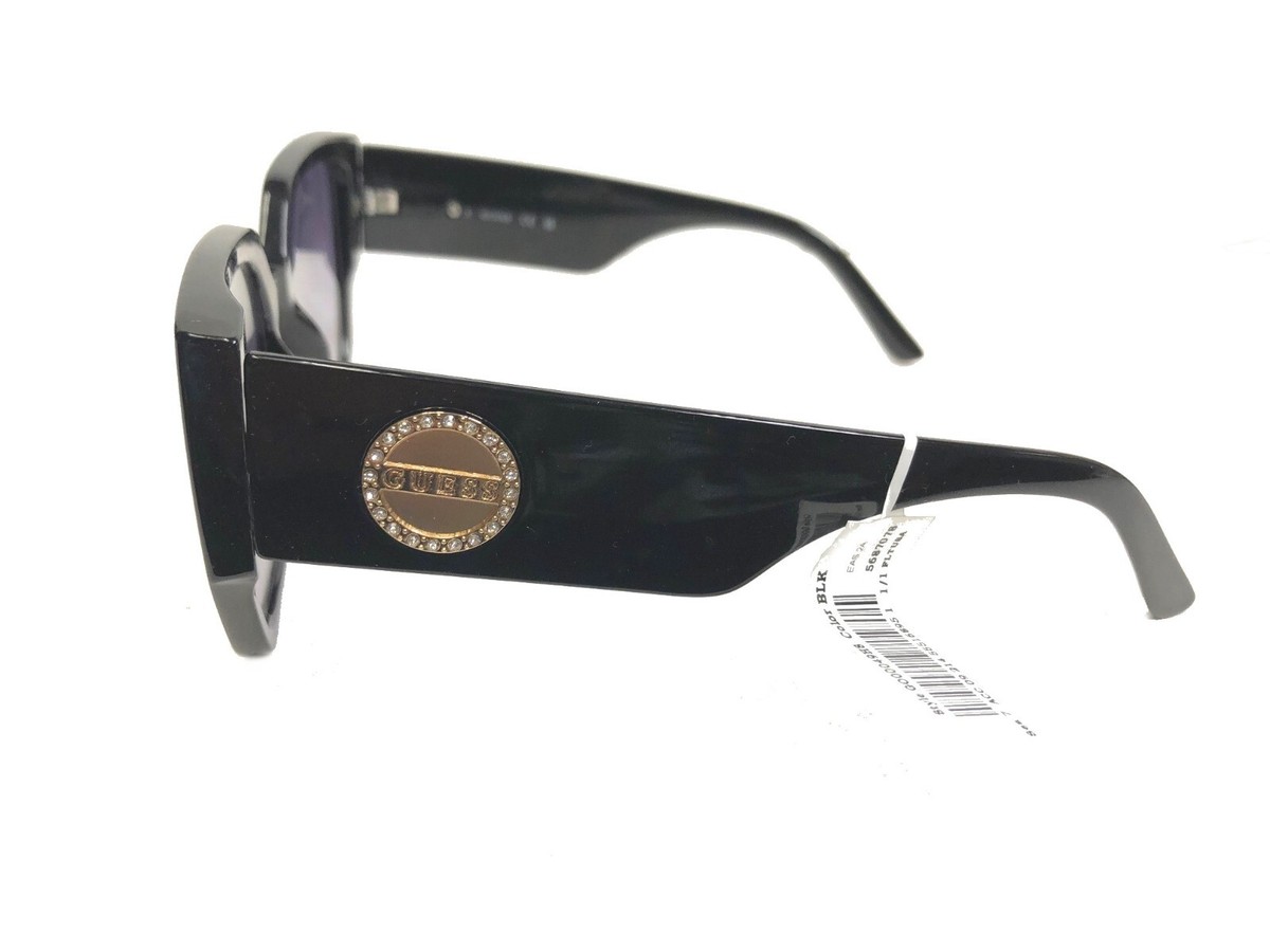 New Women GUESS GO00049 01B Sunglasses Black/Gray $75