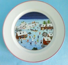 Villeroy & Boch NAIF CHRISTMAS DINNER PLATE Single