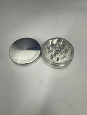 Aerospaced 2" 2 Piece Herb Grinder  - Silver - 50mm - New