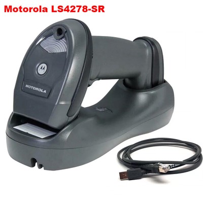 Motorola LS4278-SR USB Wireless 1D Handheld Barcode Scanner W/ Cradle