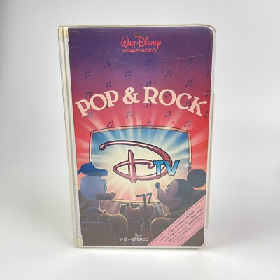 Walt Disney Pop & Rock Compilation VHS 1984 DTV Music Disney Animation