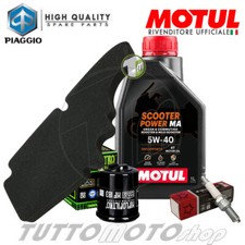 Tagliando PIAGGIO Vespa LX 150 / FL / Touring 2008 2009 Kit Motul Filtri Candela