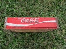 Ancienne caisse à coca-cola en bois