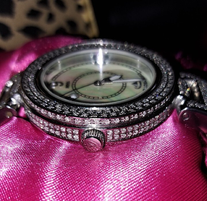 CHRONOTECH FULL DIAMOND CASE WATCH - image 4