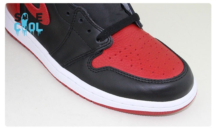 Nike Air Jordan 1 Retro High OG Black Red Banned Bred Men's Shoes