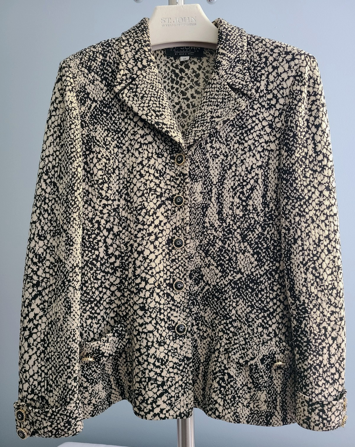 St John Collection By Marie Gray PYTHON BLAZER JA… - image 1