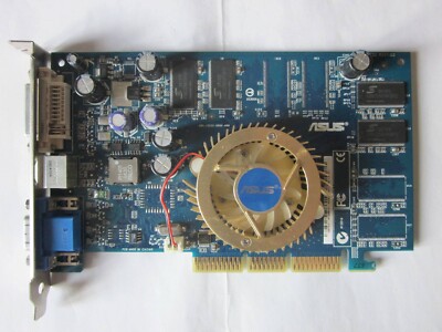 ASUS NVIDIA Geforce FX 5700 V9570LE 128MB AGP Videocard TESTED | eBay
