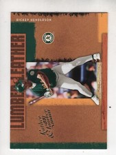 2005 Donruss Leather & Lumber Rickey Henderson LL-25!    0167/2000