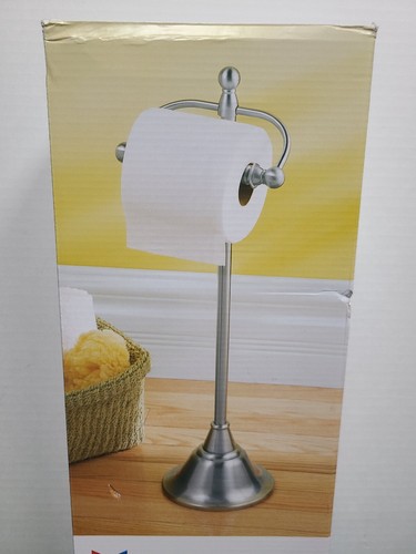 Sage Brushed Nickel Freestanding Toilet Paper Holder No DN6850BN - Picture 5 of 10