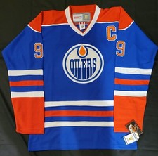 WAYNE GRETZKY OILERS JERSEY CCM VINTAGE HOCKEY SIZE 52