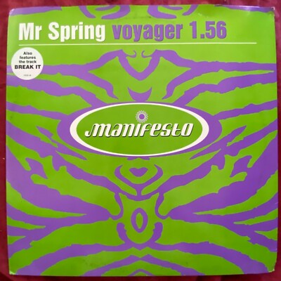 Mr. Spring 2fm Mr Spring~Voyager 1.56~1998 Manifesto Records 12