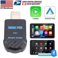 Wireless USB CarPlay Adapter Wireless Carplay Dongle For iPhone Apple Plug &Play