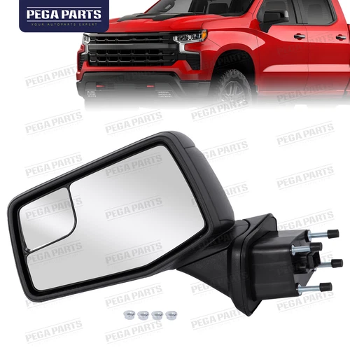 Mirror Driver Left Side Heated For 2019-2023 Chevrolet Silverado 1500 Truck