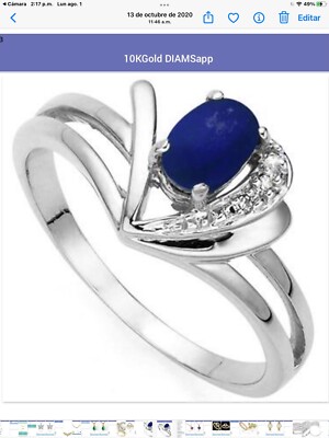 Atemberaubender Designer-Damenring 10 Karat massiv Weißgold Größe 7