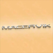 Raised Tailgate Letter For 2022-2025 Maverick Accessories Insert Emblem Chrome