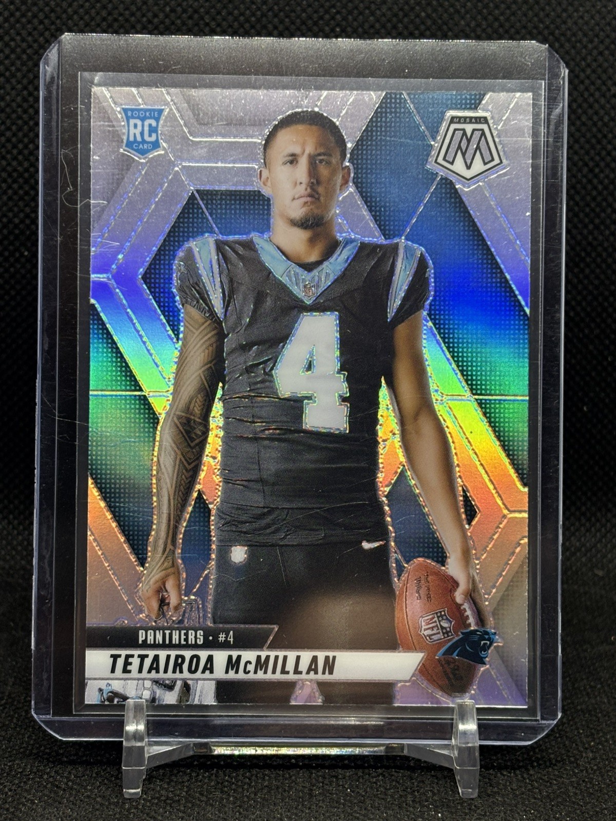 2025 Panini Mosaic - Tetairoa McMillan #274 Rookie Variation Silver - Panthers