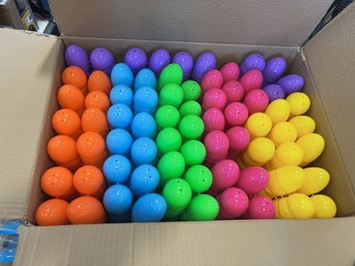 2000 Pcs Easter Eggs,2.35'' Assorted Bright Colors Plastic Easter Eggs for Easter