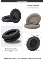 Sony WH-1000XM3 Replacement EarPad Cushions 4 Headphones WH1000XM3 BLACK or GOLD