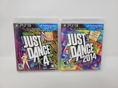 Just Dance PS3 Bundle: 4 & 2014 Sony PlayStation 3 Complete CIB Tested See Store