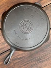 Griswold Cast Iron #12 Large Block Logo Skillet w/ Heat Ring