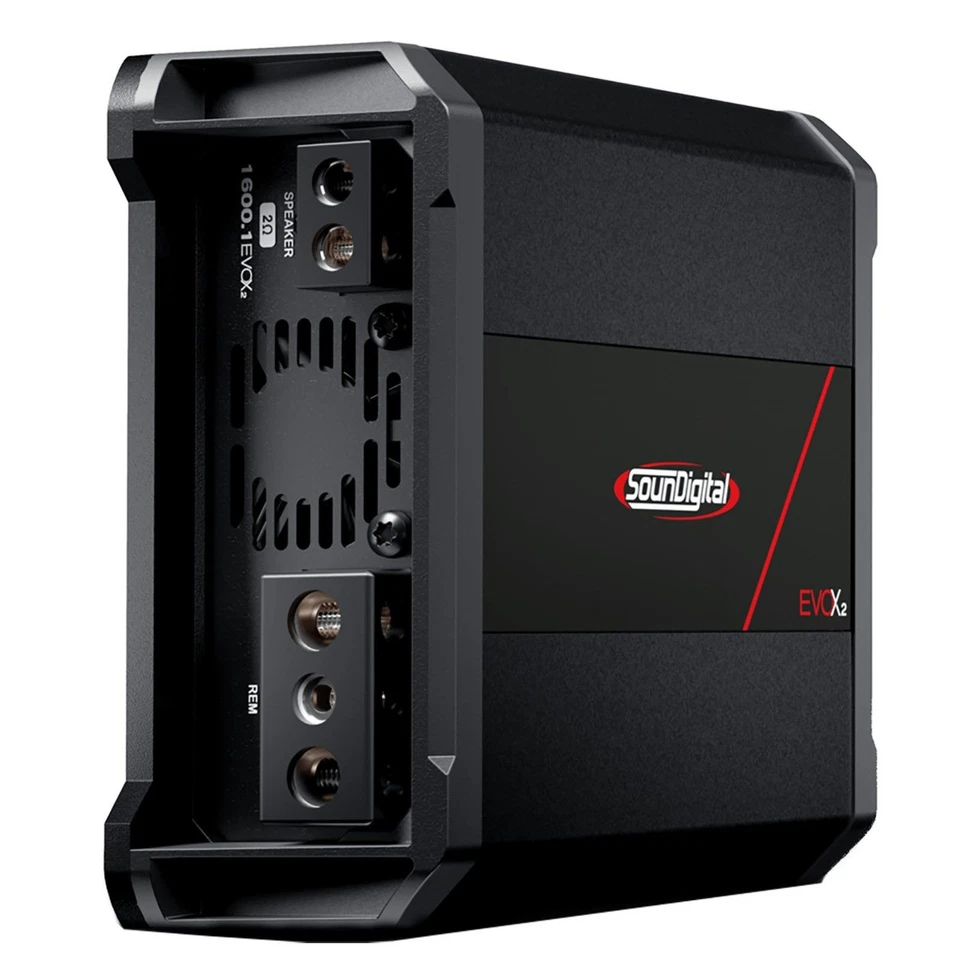 SounDigital 1600.1 EvoX2 (1Ω) 1-Kanal-Mini-Verstärker 1600W für Motorräder - Bild 3 von 4