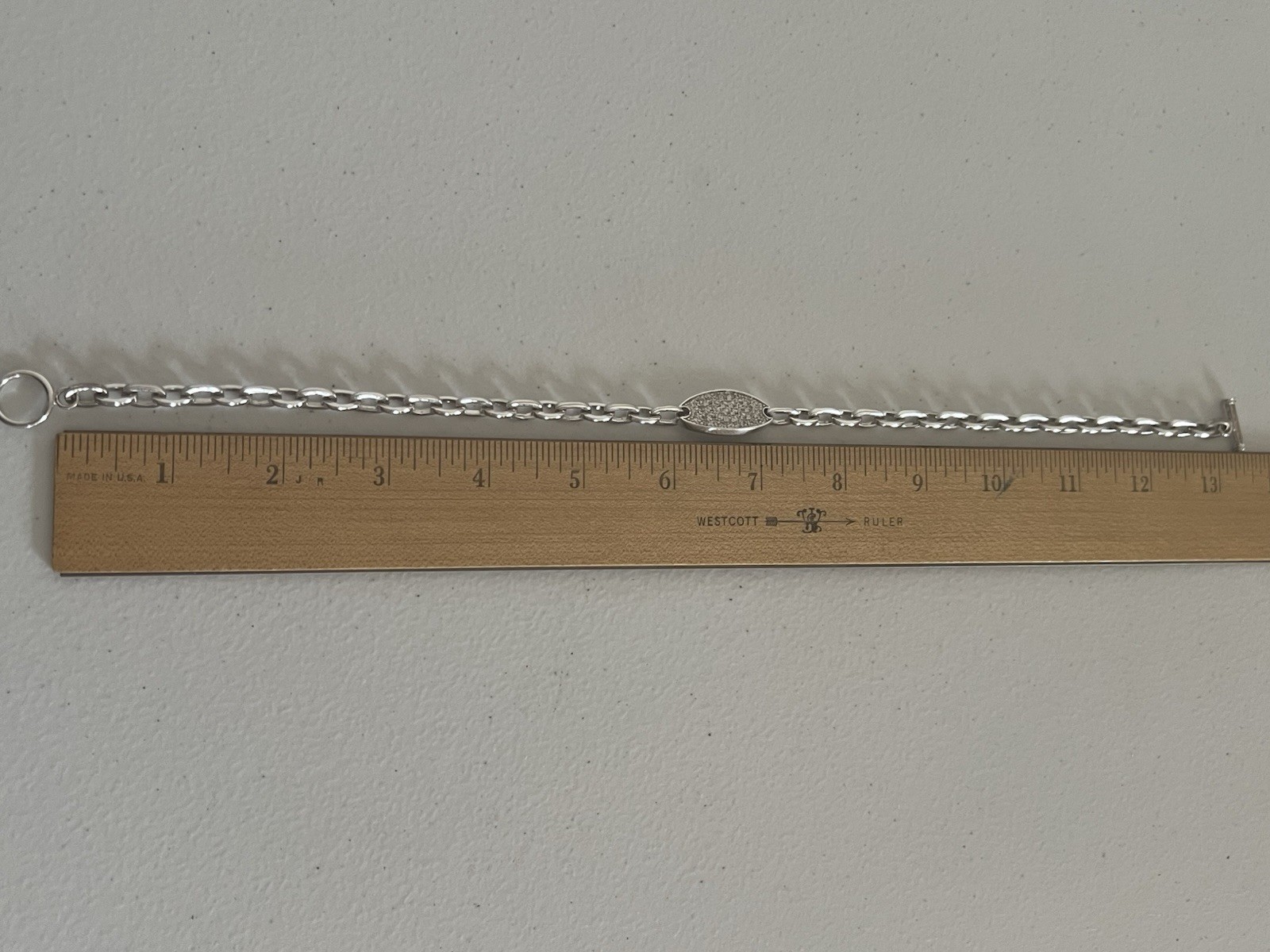 ATI Vintage Chucky Solid Oval Link Toggle Sterlin… - image 3