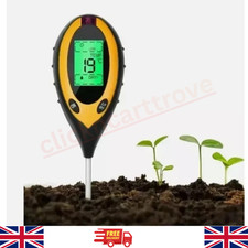 4-in-1 Digital Soil PH Tester – Moisture, Temperature & Light Meter for Plants