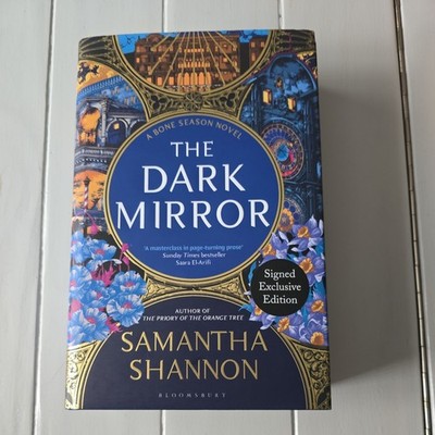SAMANTHA SHANNON SIGNED THE DARK MIRROR WATERSTONES EXCLSVE A BONE SEASON NOVEL 