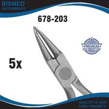 Hu-Friedy 678-203 How Dental Pliers Straight Serrated Tips