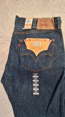 Levi's 501 Original Fit | Herren Jeans | Blau | Größe W40 L30 | Neu mit Etikett