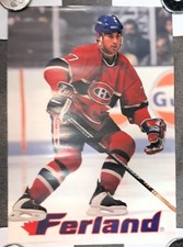 Mathieu Schneider RARE !! Ferland Promotional poster