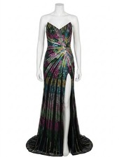 Jovani Disco Long Formal Prom Dress Gown Size 2