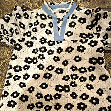 THML Womens L Woven Polyester Floral Blouse V...