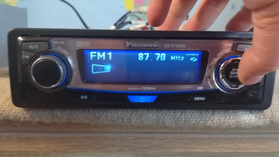PANASONIC CQ-C7303W Car Stereo Mobile Media Station Fully Working