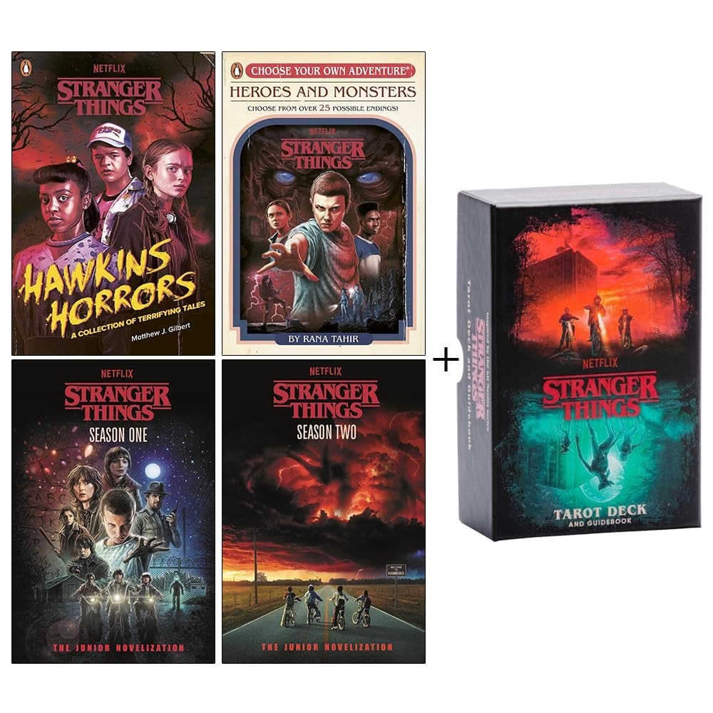 Stranger Things Collection 5 Piece Set Hawkin Horrors,Season one,Season Two