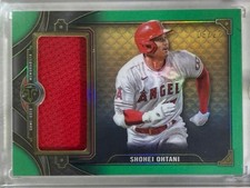 Shohei Ohtani 2022 Topps Triple Threads Limited /27 Jumbo relic Emerald Parallel