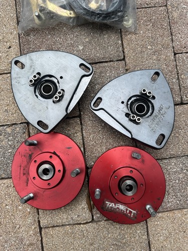 Porsche 996 Front Ground Control Camber Plates + Rear  Tarret Top Hats