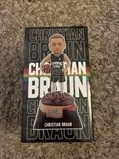 Denver Nuggets Christian Braun Bobblehead 3/17/2026 NBA Basketball Champion NIB