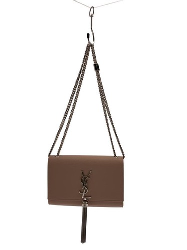 Saint Laurent Shoulder Bag Kate Tassel Small Leather PNK YSL Used