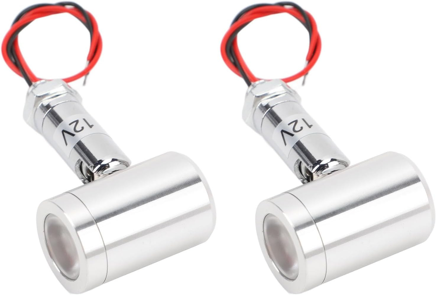 Set 2 Mini LED Spotlight 1W 12V Design Minimal per Arredo d'Elite