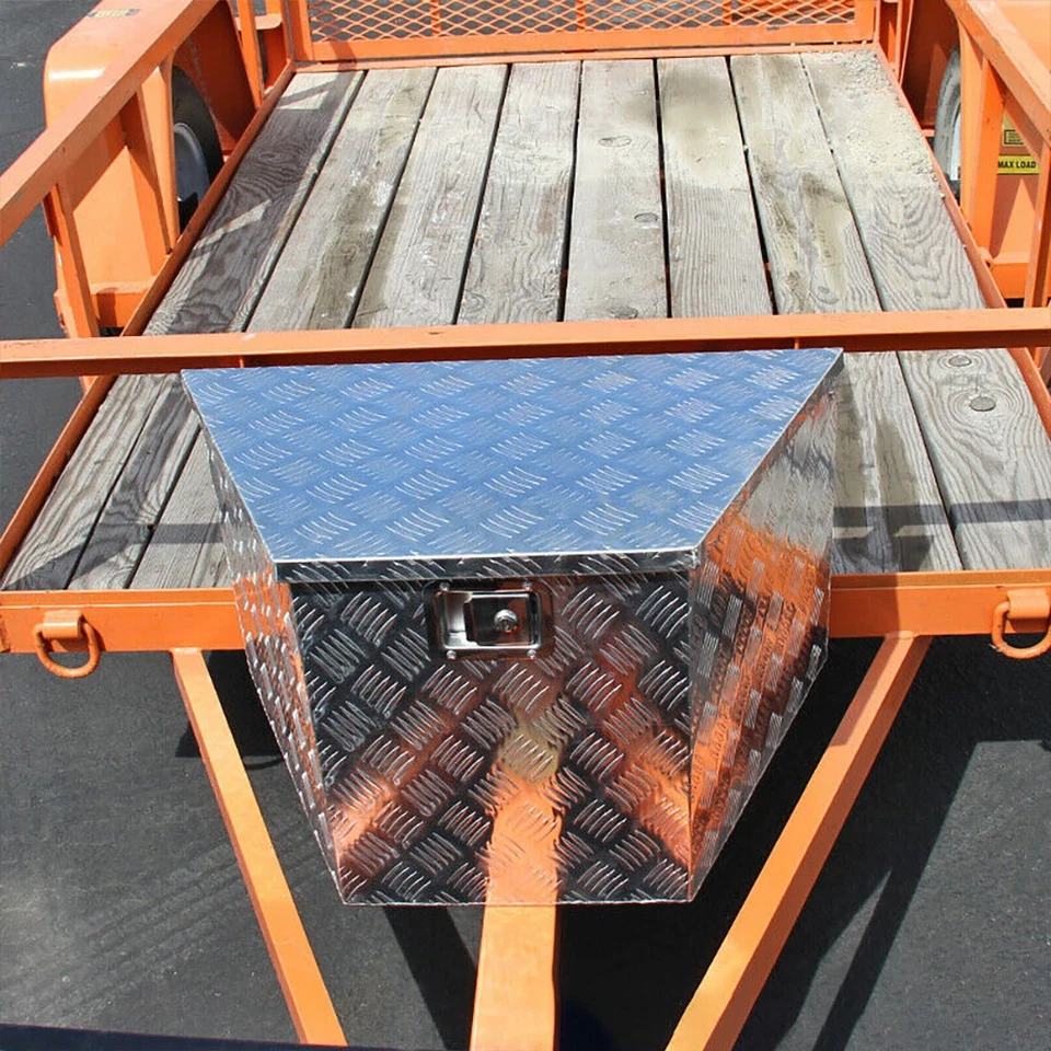 29" Aluminum Underbody Tool Box for Truck Bed Trailer Underbody Storage - Image 2 of 4