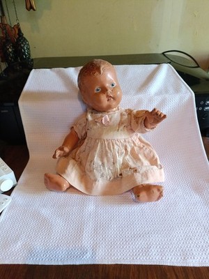Antike Babypuppen Seidenkleidung Komposit B.N.D. Puppe Anfang 1900