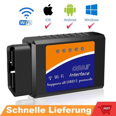ELM327 WiFi OBD2 Car Diagnostic Scanner Code Reader Tool IOS Android OBDII
