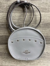Coach Grey Canteen Silver Studded Bag F39752