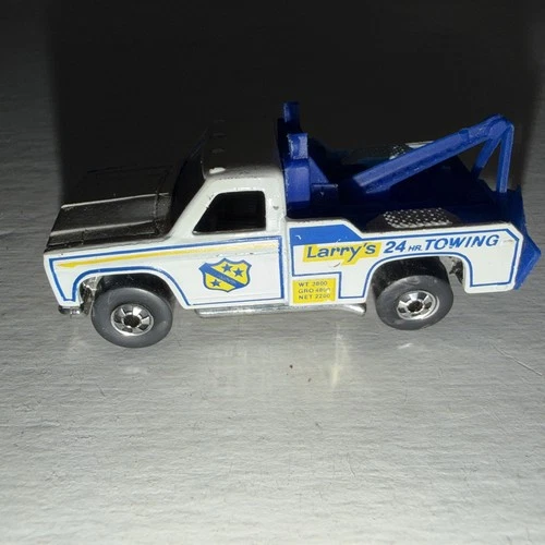 Hot Wheels Blackwall 1977 Larry’s Ramblin Wrecker Tow Truck 1/64 Toy Hong Kong