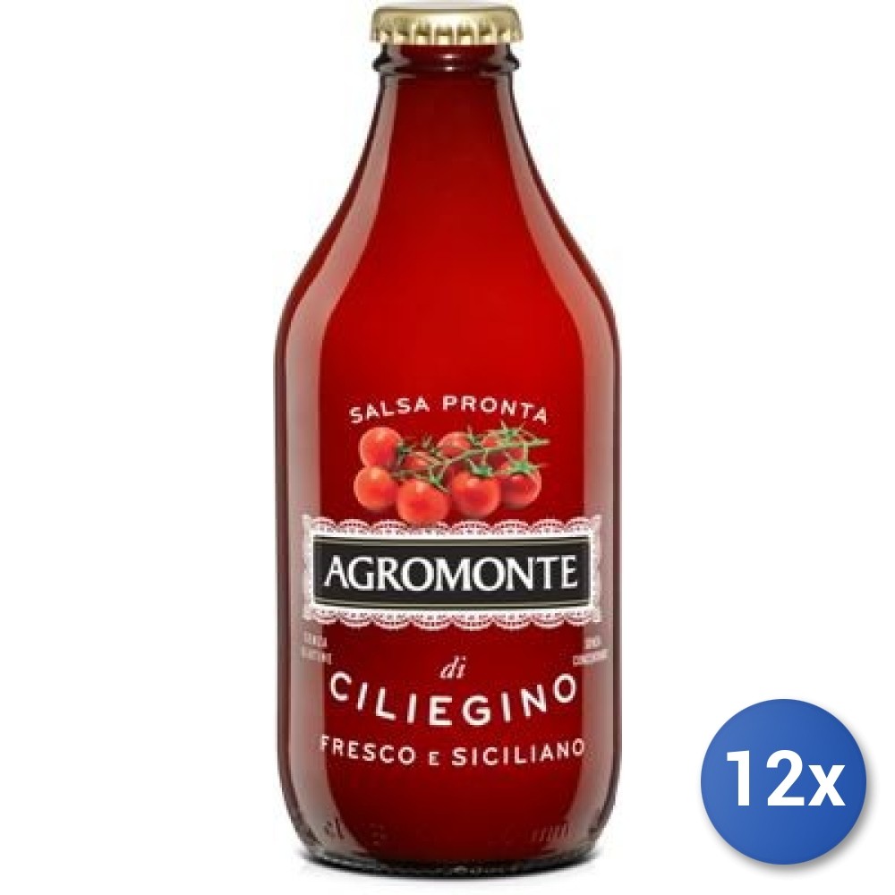 12X Multipack Agromonte Cherry Tomato Sauce Gr 330