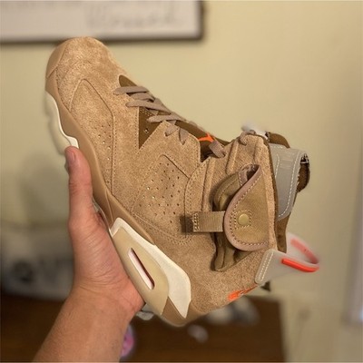 Jordan x Travis Scott Air Jordan 6 Retro British Khaki size 9