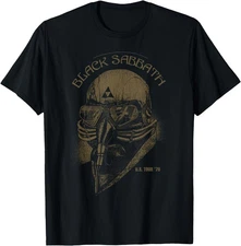 Black Sabbath T-Shirt U.S Tour '78 T-Shirt Metal Heavy Fans Unisex T-Shirt
