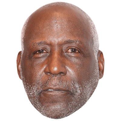 Richard Roundtree (Beard) Celebrity Mask, Flat Card Face, Fancy Dress Mask