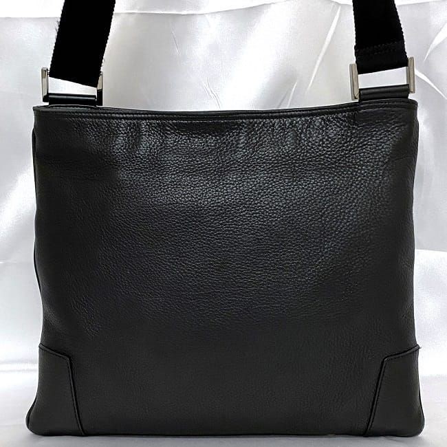 GUCCI Leather Shoulder Bag Black 162914 Authentic Preowned From Japan thumbnail 3